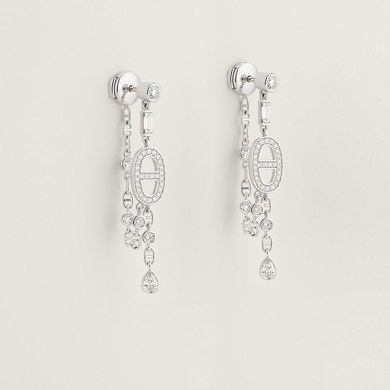 ピアス 《シェーヌ・ダンクル・カオス》 ファンシー | Hermès